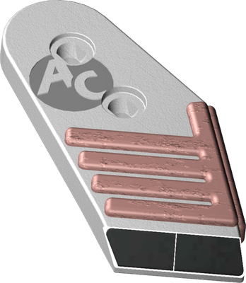 Pièces d'usure charrue - Huard - Pointe MARATHON carbure rechargée droite adaptable