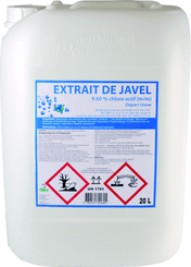 Consommables atelier - Nettoyants - Extrait de javel 9,6%