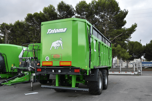 Transport - Remorques agraires - Benne à fond poussant