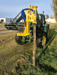 Matériel de ferme/outillage - Enfonces pieux - Appointe - Enfonce-pieux VIBRESCOPIC PRO 18/40 Chargeur