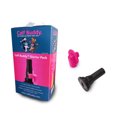 Elevage - Matériel - Boîte de 10 tétines et connecteurs CALF BUDDY