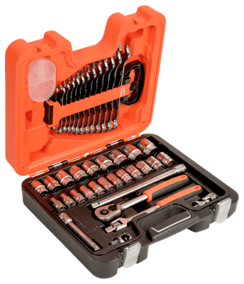 Equipement d'atelier - Outillages à main - Jeu de douilles 6 pans 1/2'' et clés mixtes