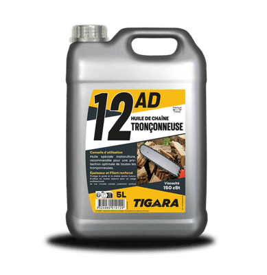 Lubrifiants - Motoculture - Huile de chaîne 10/12AD 5L