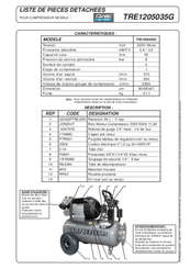 Compresseurs, outils pneumatiques - Compresseurs - Compresseur monophasé 50 L 8 Bar 3,5 CV