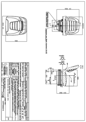 Equipement véhicules - Sièges - Siège de tracteur vigneron suspension mécanique