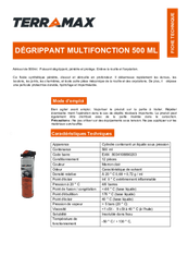 Consommables atelier - Dégrippants - Dégrippant multifonction
