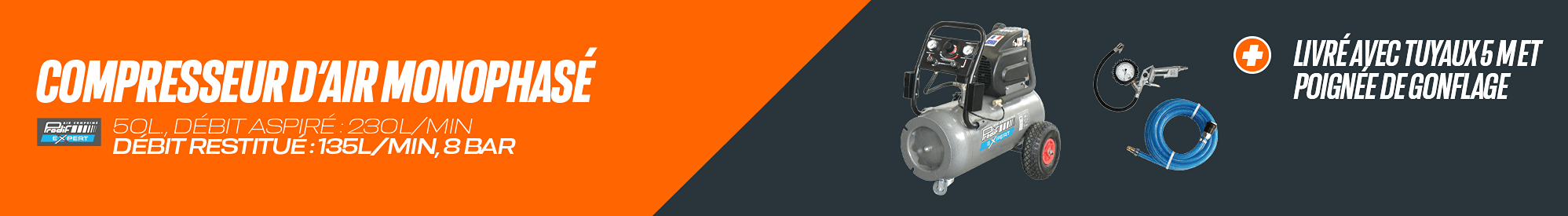 Compresseur d'air monophasé